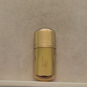Polo perfume gold travel case
